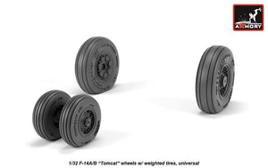 Armory Models AW32309 F-14A/B Tomcat early type wheels w/ weighted tires 1/32 – immagine 4