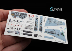 Quinta Studio QD32001 Su-25 3D-Printed &amp;amp; coloured Interior on decal paper (for Trumpeter kit) 1/32 – immagine 4