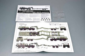 Trumpeter 00212 MAZ-537G Late Production type with MAZ/ChMZAP-5247G semitraii 1/35 – imagen 8