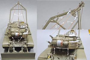 Eureka XXL ER-3572 Zestaw waloryzacyjny do M728 Combat Engineer Vehicle dopasowany do AFV Club 35254 / Upgrade kit for the M728 Combat Engineer Vehicle fit to AFV Club 35254 1/35 – imagen 7
