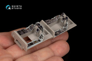Quinta Studio QDS-48059 Mitsubishi F-2B 3D-Printed coloured Interior on decal paper (Hasegawa) (small version) 1/48 – immagine 8