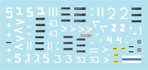 Star Decals 72-A1061 Israeli AFVs # 6 1960 and Six-Day War markings. M51 Super Sherman + M1 Super Sherman /72 – imagen 3