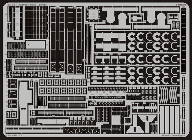 Eduard 53017 Liberty Ship 1/350 Trumpeter – Bild 2