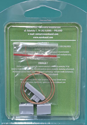 Eureka XXL ER-3575 K2 Black Panther MBT Towing Cables &amp;amp; Holders (Academy) 1/35 – immagine 3
