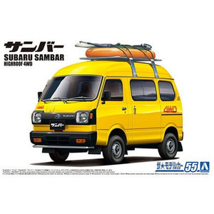 Aoshima 06389 Subaru K88 Sambar High Roof 4WD &amp;#39;805 1/24
