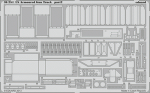 Eduard 36254 US Armoured Gun Truck ITALERI 1/35 – imagen 2