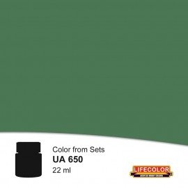 Peinture Lifecolor UA650 Vert camouflage marine impériale japonaise Type 2 22 ml