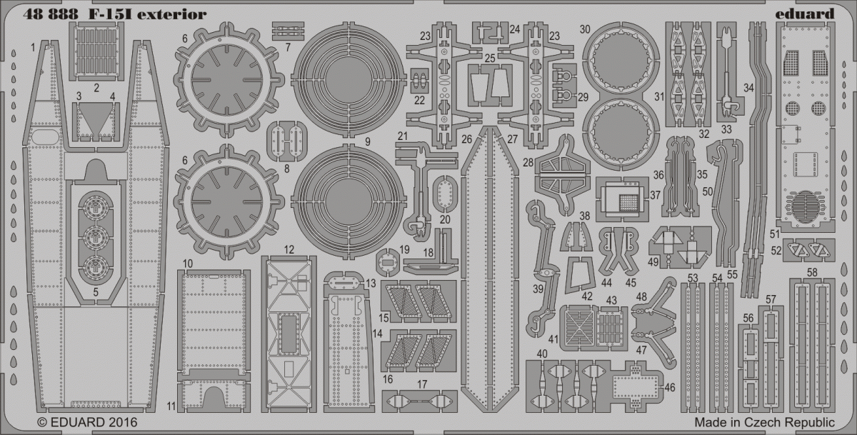 Eduard 48888 F-15I exterior GREAT WALL HOBBY 1/48