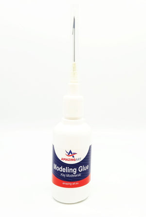 Colle à modeler Amazing Art 40191 pour aiguilles en plastique 30 ml