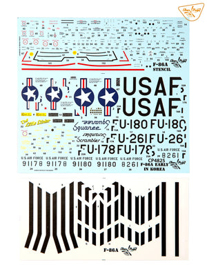 Clear Prop! CP4825 North American F-86 A Sabre in Korea Early Variants (Advanced Kit) 1/48 – immagine 30
