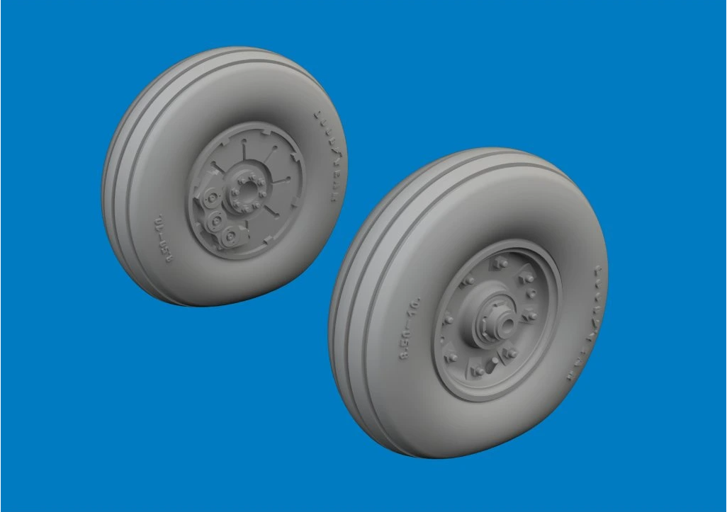 Eduard 672393 Chinook HC.1 wheels AIRFIX 1/72 – imagen 3