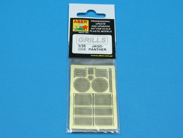 Aber 35G04 Grilles for german self-propelled gun Jagdpanther 1/35 – imagen 4