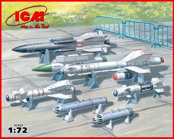 ICM 72213 Soviet Air-to-Surface Aircraft Armament 1/72 – imagen 2