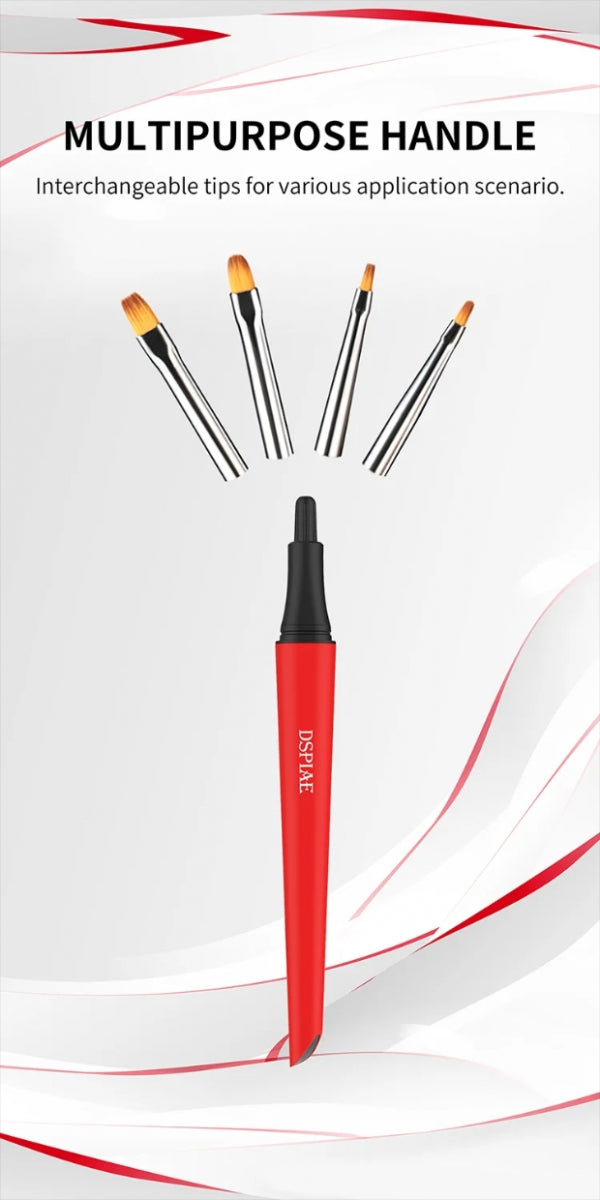 Manche de brosse de précision interchangeable DSPIAE PT-FB Phoenix Plume / Manche de brosse de précision interchangeable Phoenix Plume – image 8