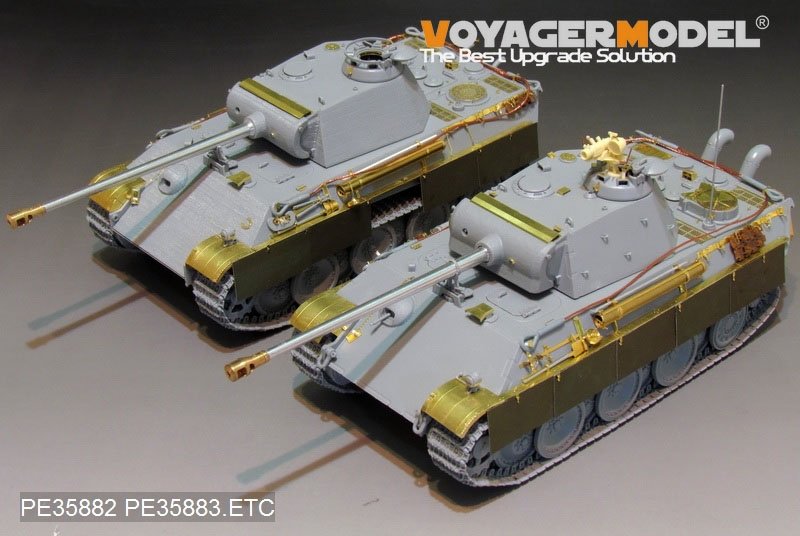 Voyager Model PE35883 WWII German Panther G Later ver.Basic for DRAGON 1/35 – imagen 11