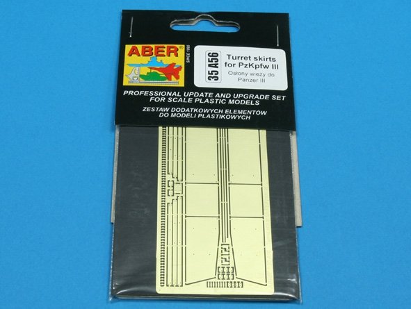 Aber 35A056 Osłony wieży do PzKpfw III 1/35 – immagine 3