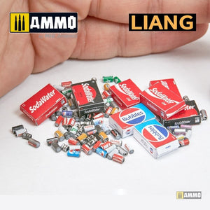 Liang 0412 3D-Print Model Soda Cans + Cardboard Boxes 2000s-2020s 1/35 – Bild 9