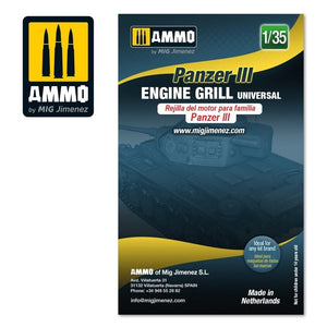 Ammo of Mig 8088 Panzer III engine grilles universal 1/35 – Bild 2