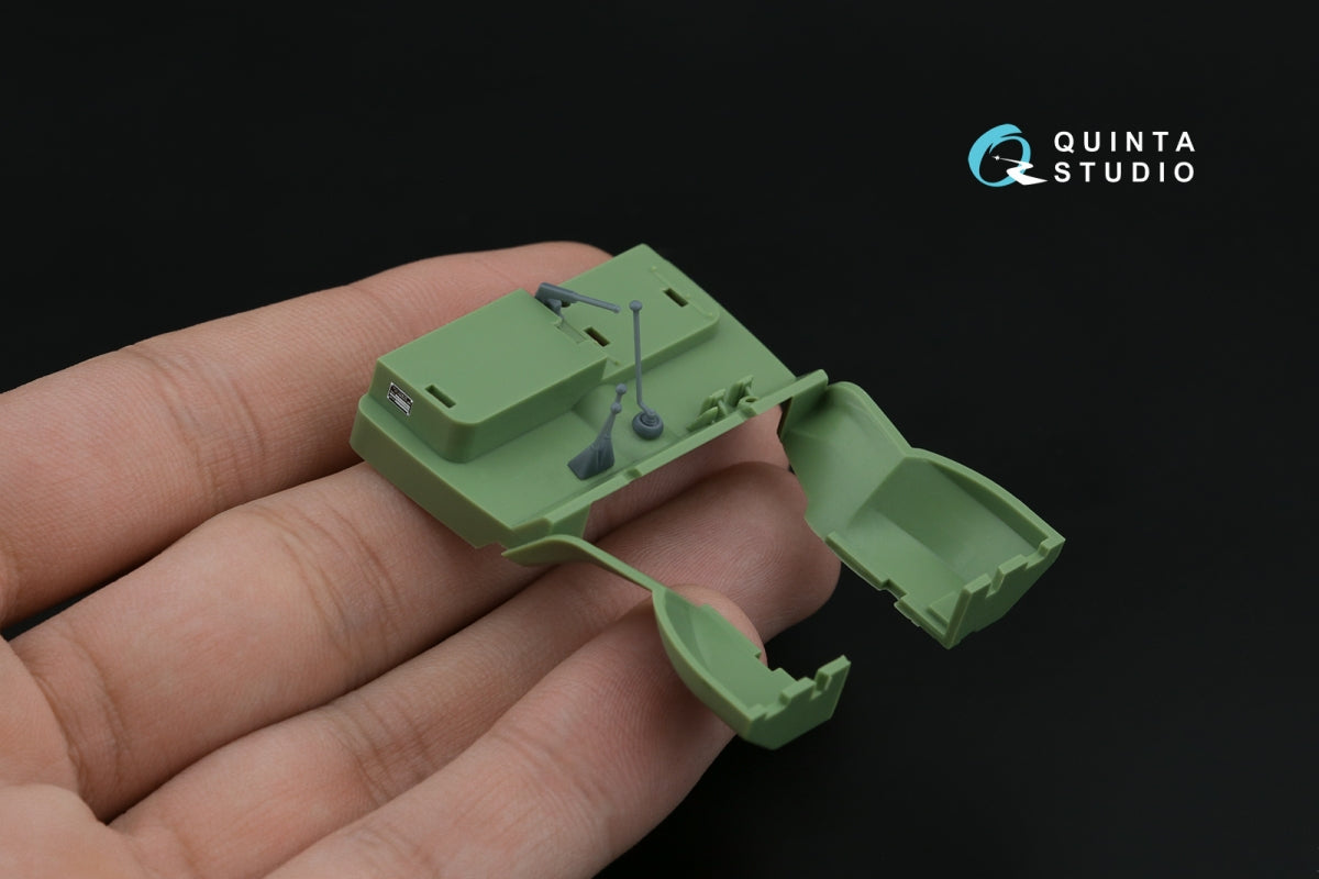 Quinta Studio QD+48568 URAL 4320 3D-Printed &amp;amp; colored Interior on decal paper (KittyHawk/Zimi model) (with 3D-printed resin parts) 1/48 – image 8