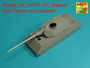 Aber 35L-327 Barrel 128mm PaK 44 L/55 for Vk 100.01(P) MAMMUT / Lufa 128mm PaK 44 L/55 do Vk 100.01(P) MAMMUT 1/35 – imagen 5