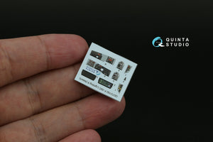Intérieur imprimé en 3D et coloré sur papier décalcomanie Quinta Studio QD72192 F-35C Lighting II (Italeri) 1/72 – image 5