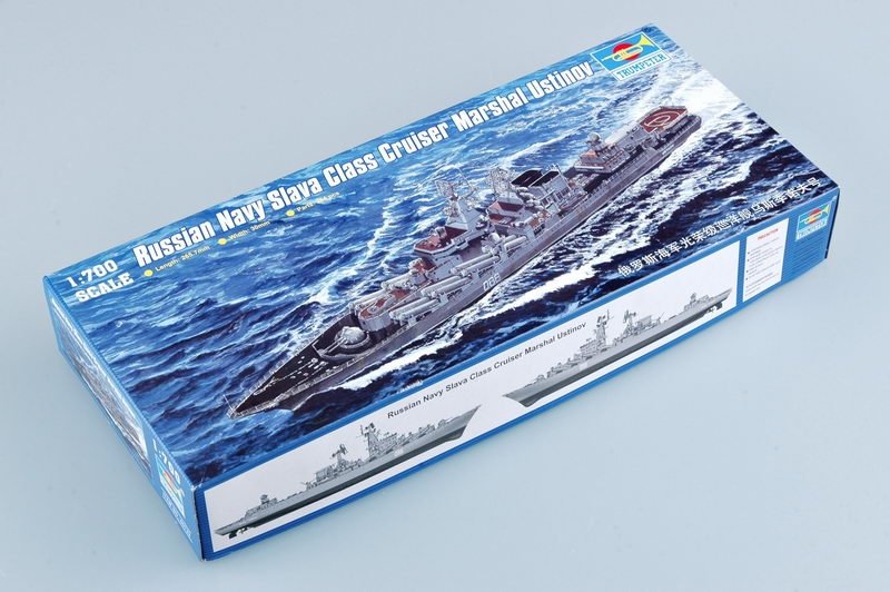 Trumpeter 05722 Russian Navy Marshal Ustinov 1/700 – immagine 3