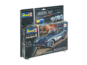 Revell 67037 Coffret de maquette Corvette Roadster 58 (1/25)