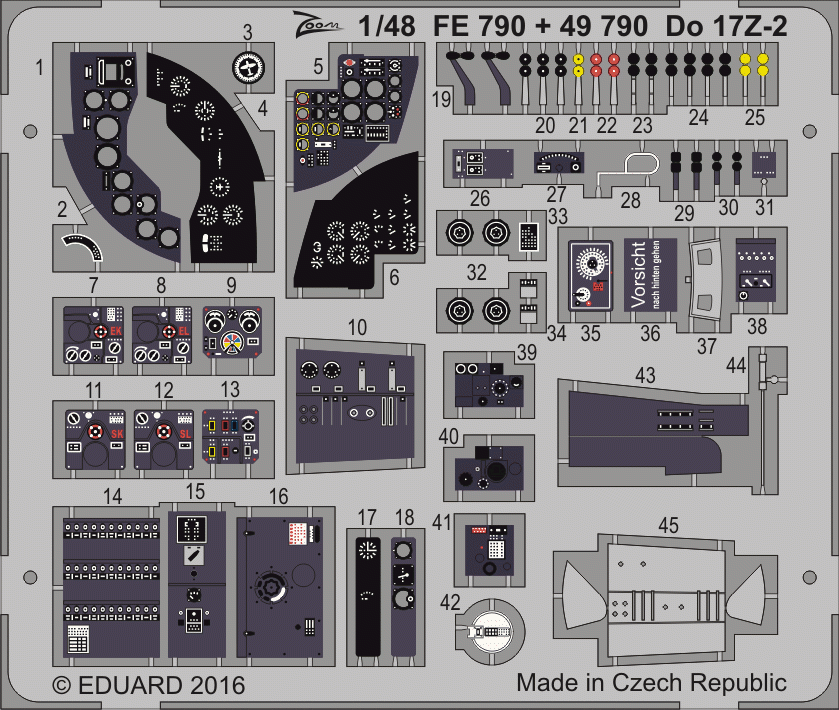 Eduard 49790 Pour 17Z-2 ICM 1/48