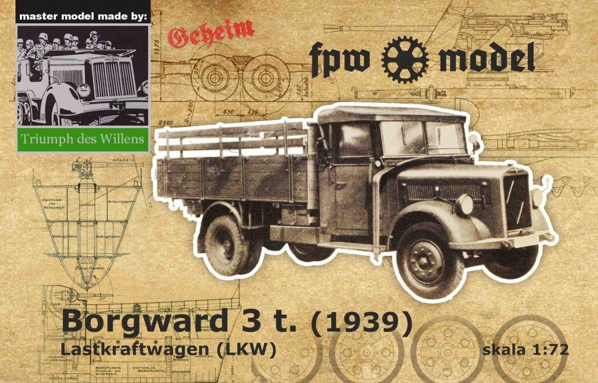 FPW Model TDW012 Triumph des Willens - Borgward 3t (1939) LKW 1/72