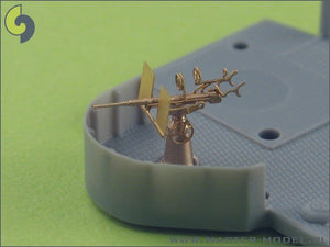 Master SM-350-050 Oerlikon 20mm USN type - complete three dimensional gun, turned and etched elements (20pcs) – Bild 9