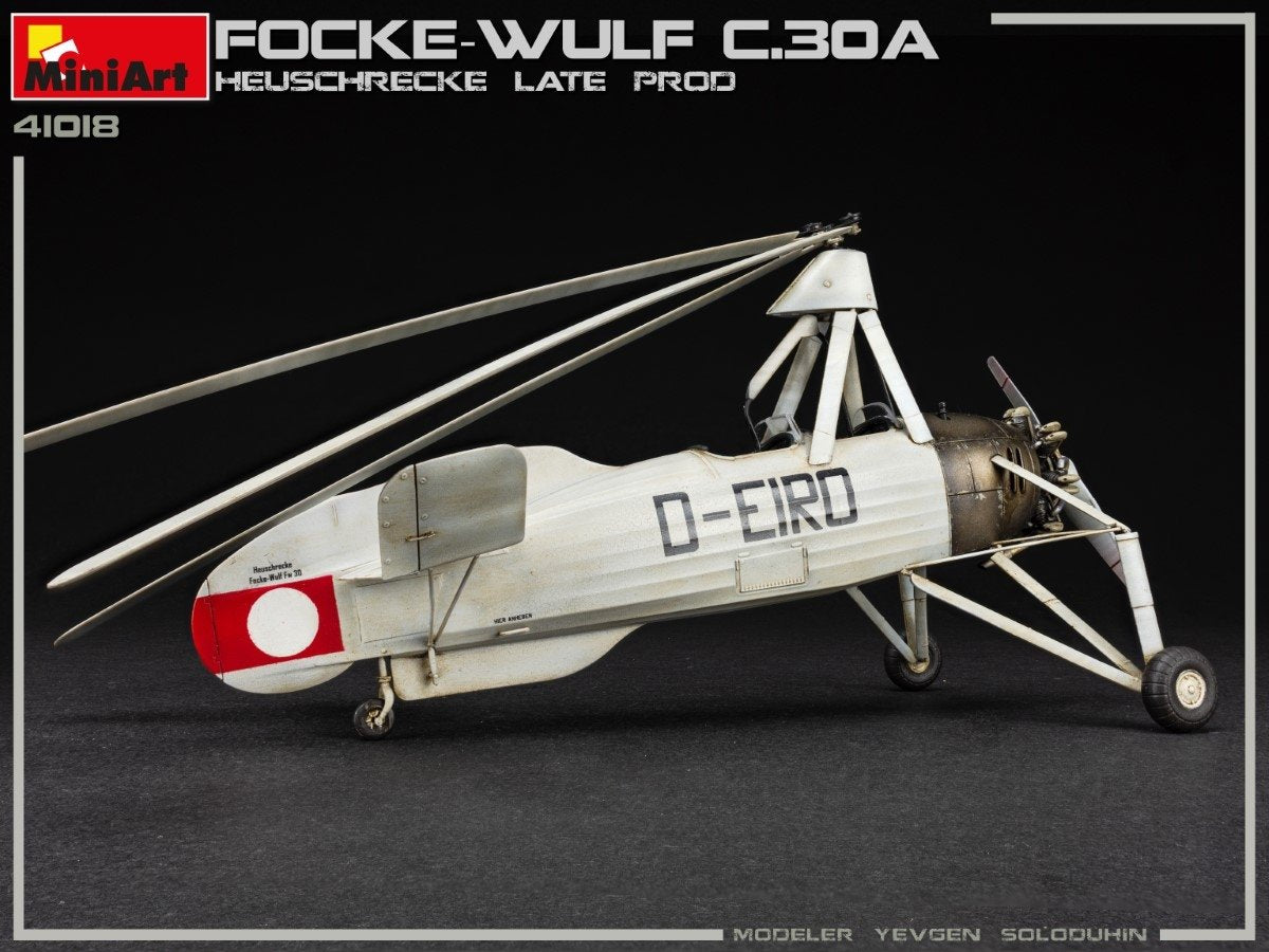 MiniArt 41018 FOCKE-WULF FW C.30A HEUSCHRECKE. PROD TARDIVE 1/35 – image 4