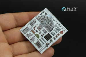 Quinta Studio QD32154 IL-2M3 3D-Printed &amp;amp; coloured Interior on decal paper (Hobby Boss) 1/32 – imagen 6