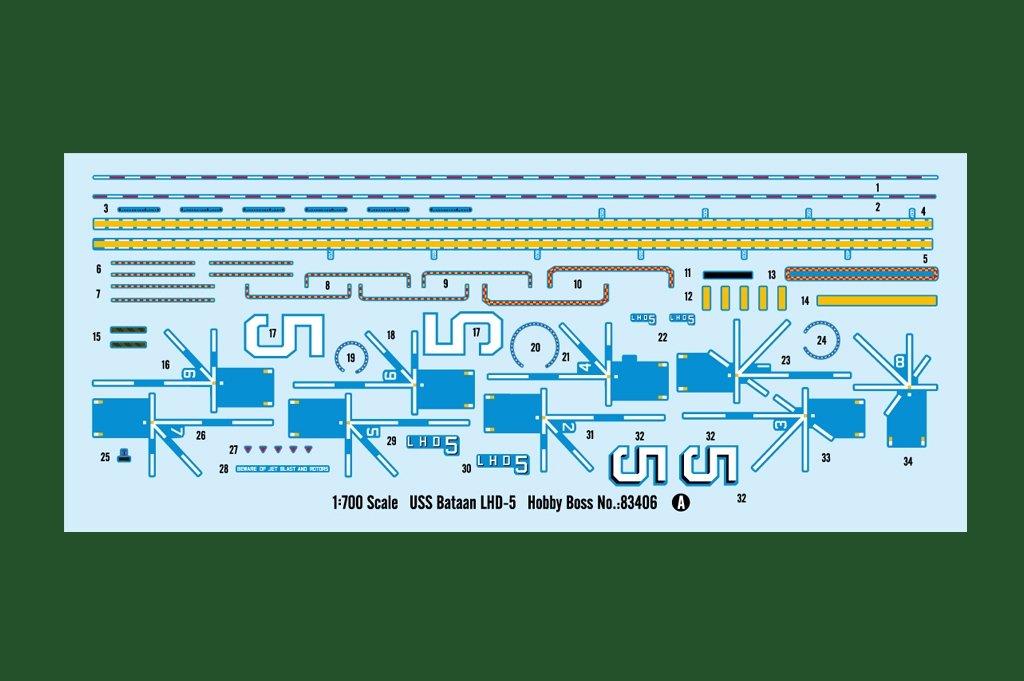 Hobby Boss 83406 USS Bataan LHD-5 1/700 – zdjęcie 5