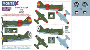 Montex K32305 I-16 type 10 1/32