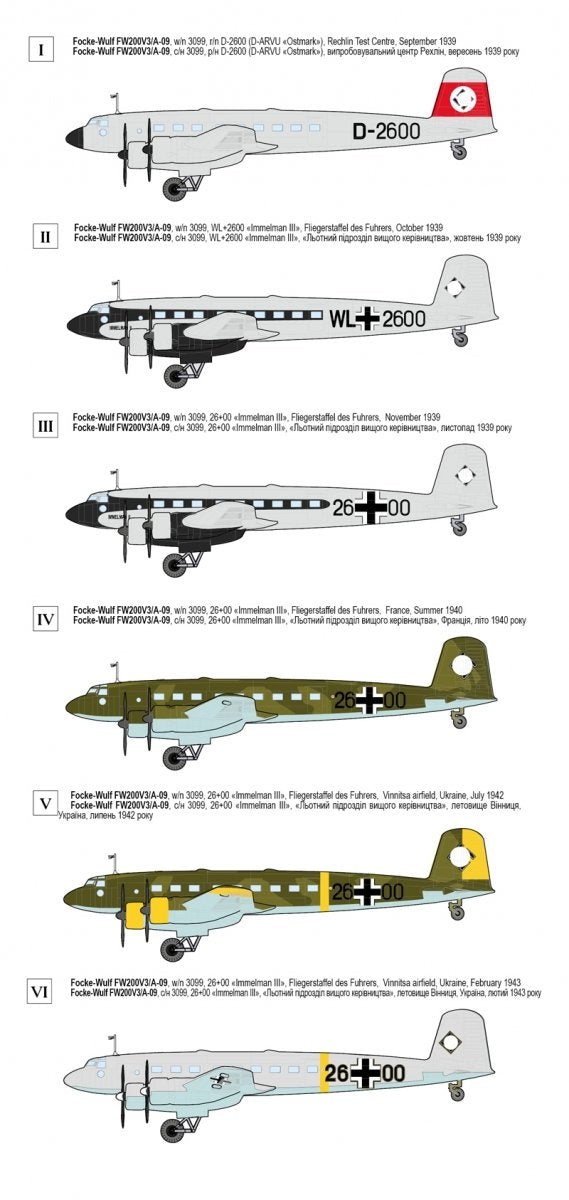 Roden 343 Focke Wulf FW200V3/A-09 Immelman III 1/144 – image 3