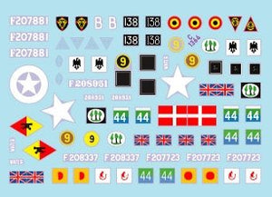 Star Decals 35-C1364 Daimler Armoured Car 1 British and Belgian service in WW2 1/35 – imagen 3