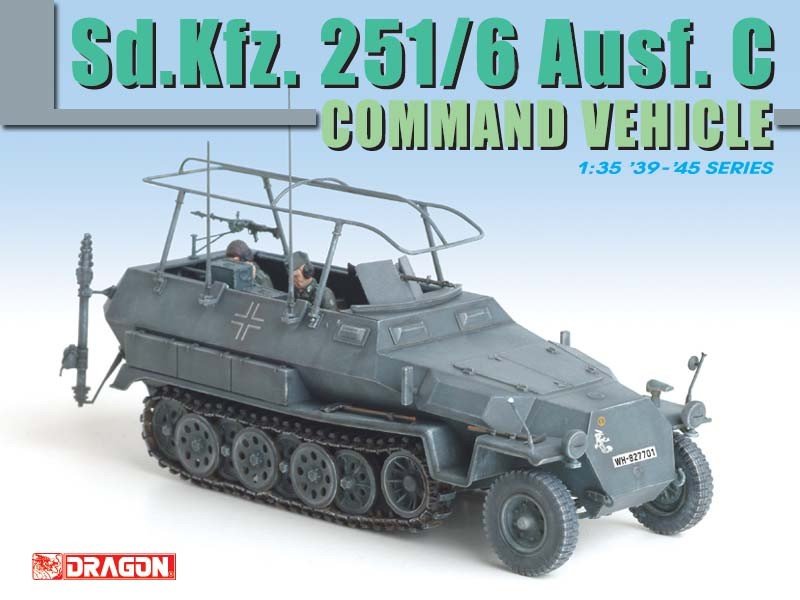 Dragon 6206 Sd.Kfz. 251/6 Ausf. C Command Vehicle 1/35 – image 2