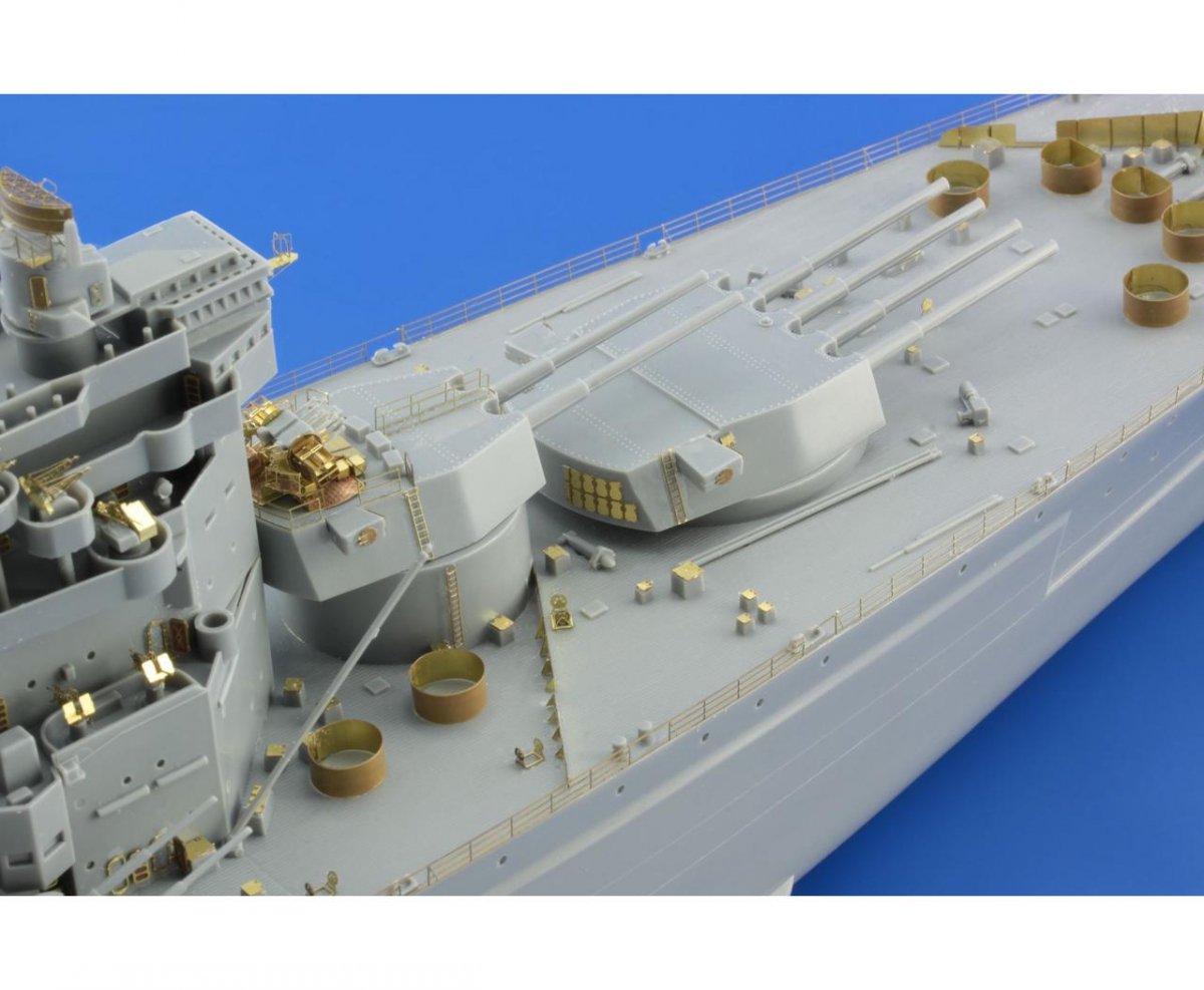 Eduard 53165 HMS King George V cranes &amp;amp; railings TAMIYA 1/350 – immagine 5