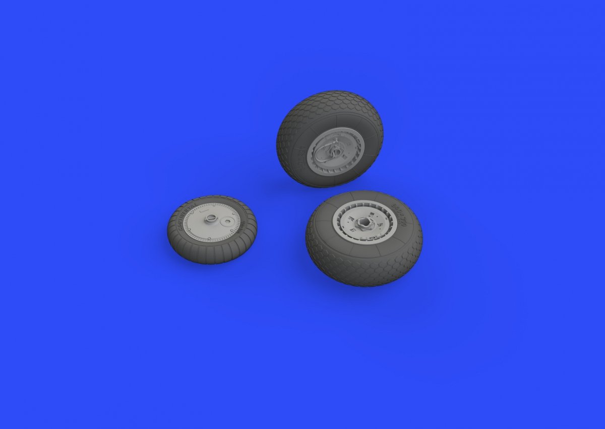 Eduard 632100 Me 262 wheels REVELL 1/32 – immagine 2