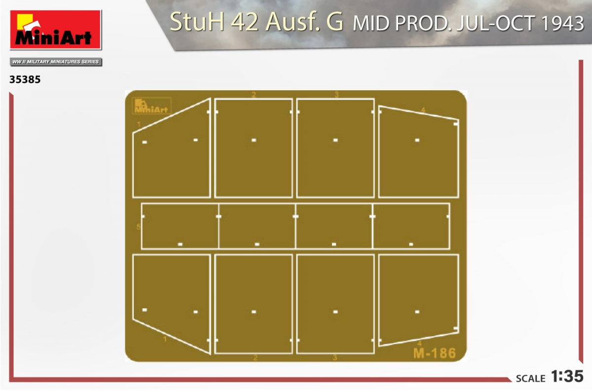 MiniArt 35385 StuH 42 Ausf. G MID PRODUIT PAR JUILLET-OCTOBRE 1943 1/35 – image 3