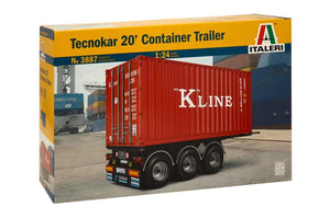 Italeri 3887 TECNOKAR 20 CONTAINER TRAILER 1/24 – imagen 2