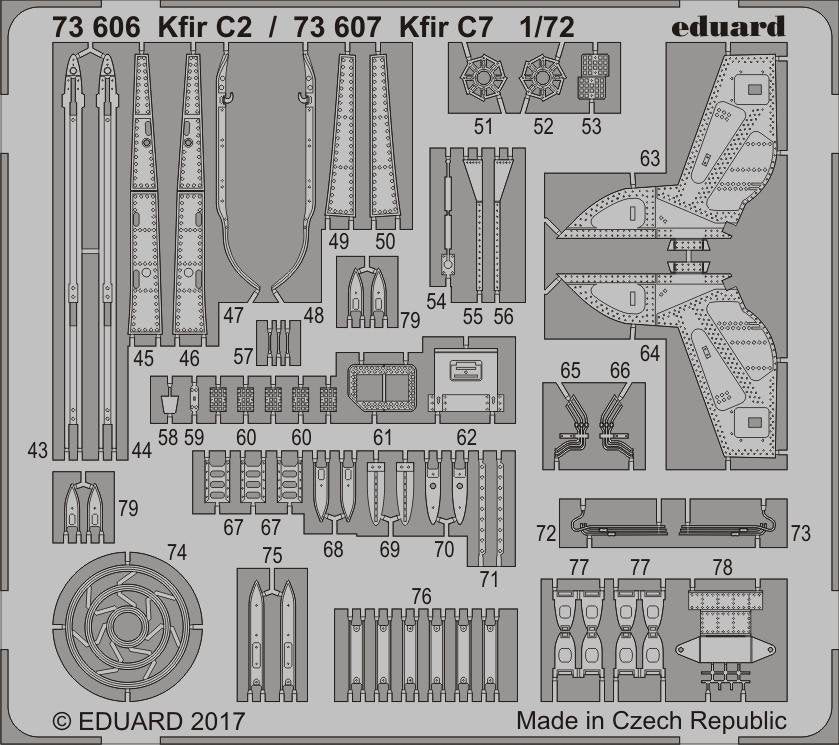 Eduard 73607 Kfir C7 AMK 1/72 – image 2
