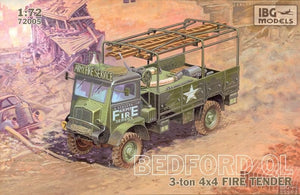 Camion de pompiers Bedford QL IBG 72005 1/72