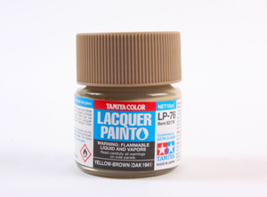 TAMIYA 82176 Lacquer Paint LP-76 Yellow-Brown DAK 1941 10ml – immagine 3