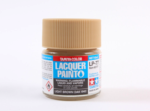 Peinture laquée TAMIYA 82177 LP-77 Brun clair DAK 1942 10 ml – image 3