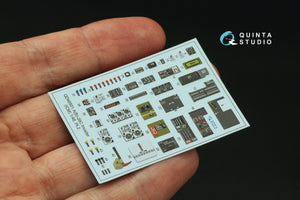 Quinta Studio QD48501 A-26C Invader 3D-Printed &amp;amp; coloured Interior on decal paper (ICM) 1/48 – imagen 5