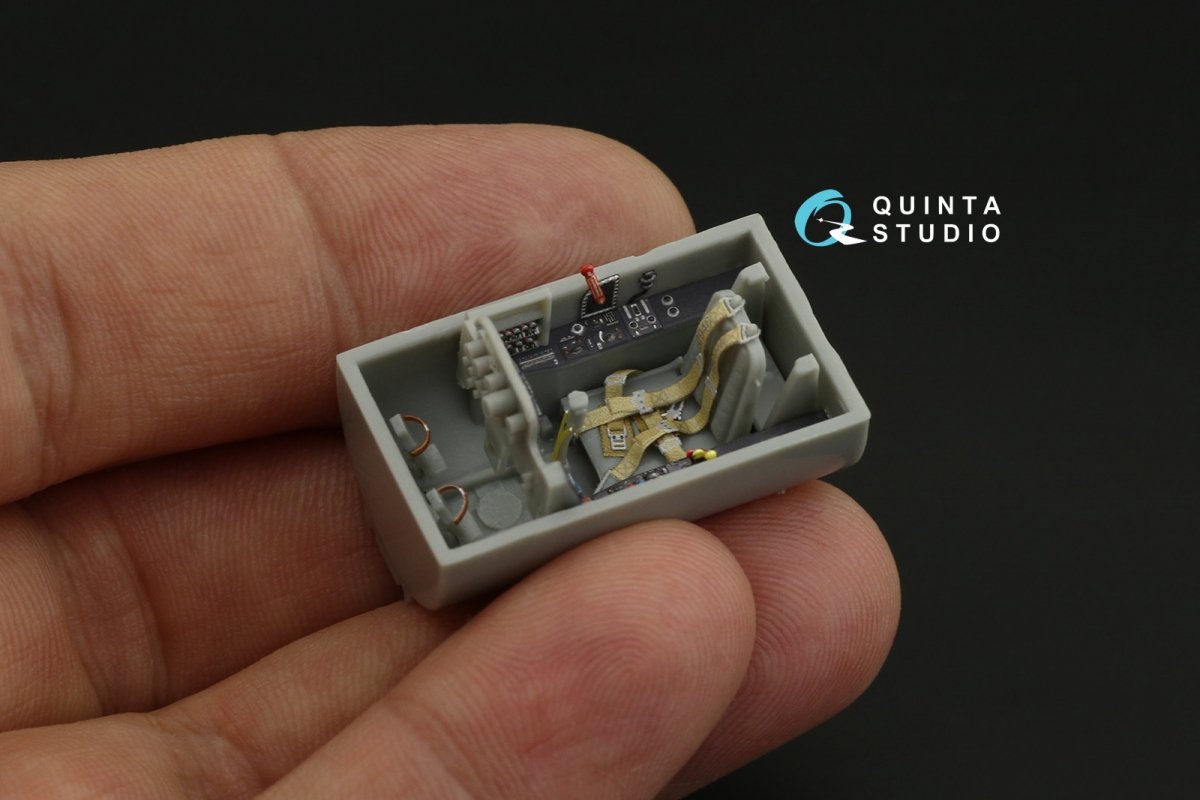 Quinta Studio QD48186 Me 262A 3D-Printed &amp;amp; coloured Interior on decal paper (for Dragon ) 1/48 – imagen 4