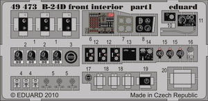 Eduard 49473 B-24D front interior 1/48 Revell Academy – image 3