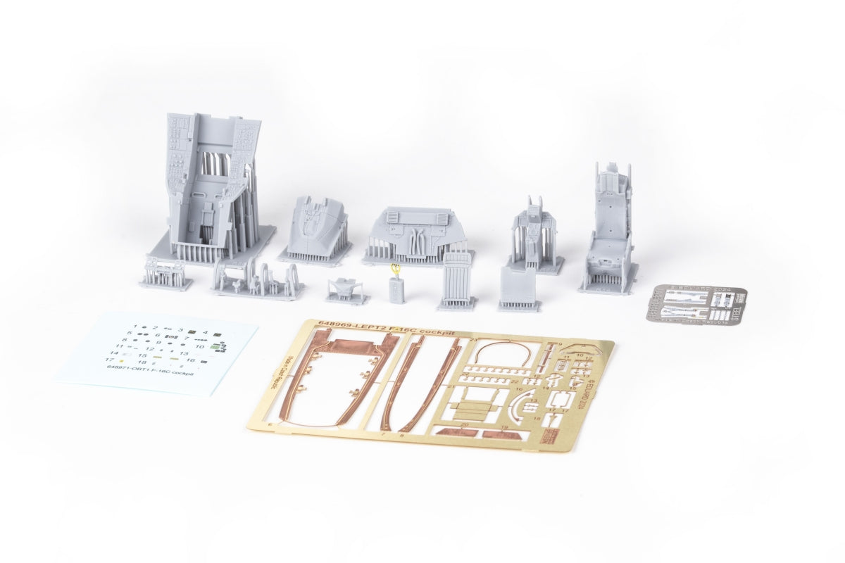 Eduard 648972 F-16C Block 52 till 1996 cockpit PRINT KINETIC MODEL 1/48 – Bild 7