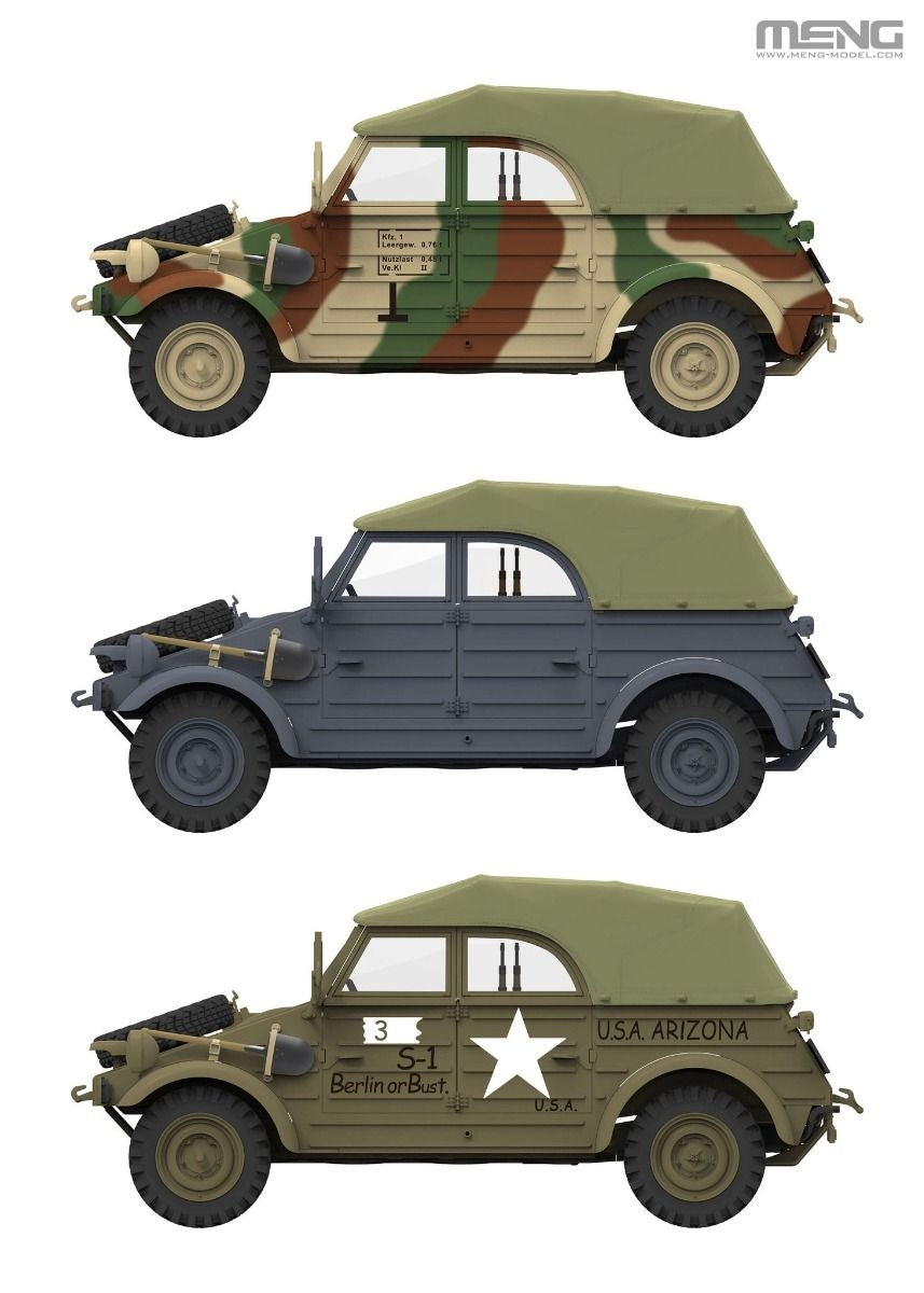 Meng Model VS-016 German Pkw.K1 Kubelwagen Type 82 (Eastern Front) 1/35 – imagen 15